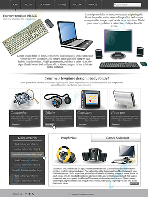 時尚數(shù)碼產(chǎn)品網(wǎng)站設計矢量素材的獲取與應用