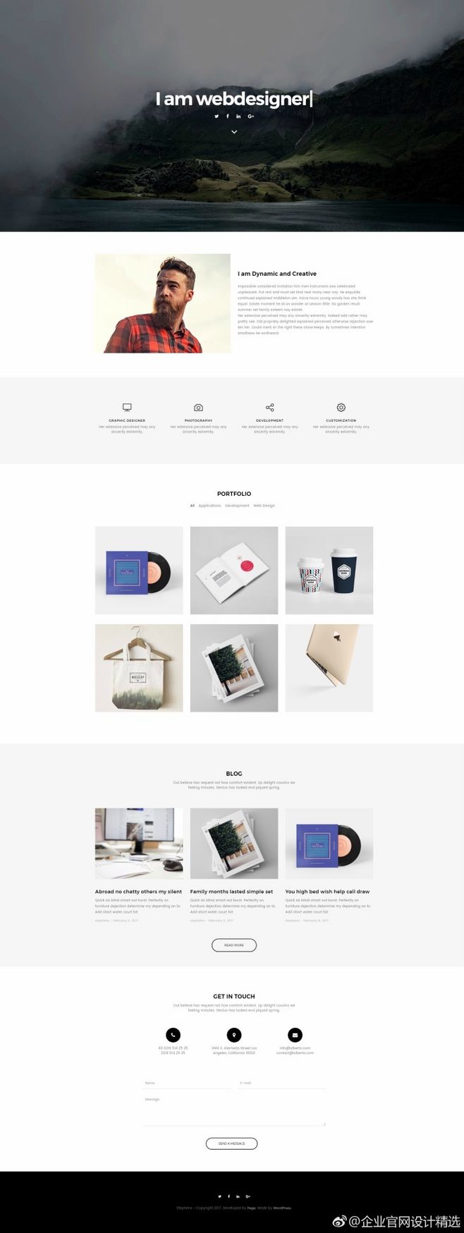 極簡(jiǎn)至臻 一款專為設(shè)計(jì)師打造的個(gè)人網(wǎng)站設(shè)計(jì)作品